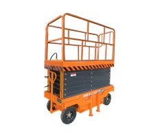 Подъемник ножничный передвижной 500 кг 12/14 м TOR SJY DC аккумуляторный (G)