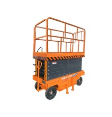Подъемник ножничный передвижной 500 кг 12/14 м TOR SJY DC аккумуляторный (G)