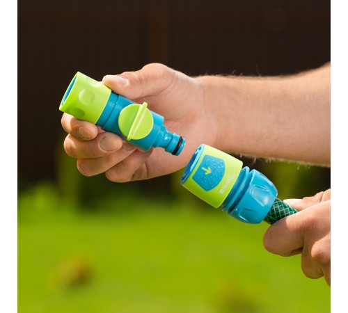 Соединитель штуцерный, с переключателем, Palisad Luxe