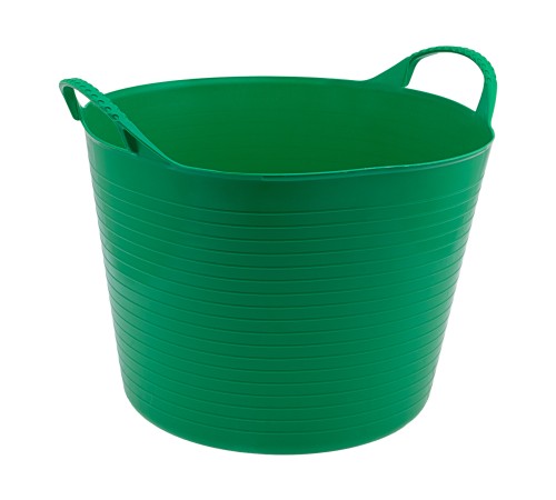 Ведро гибкое сверхпрочное, 40 л, зеленое, Сибртех