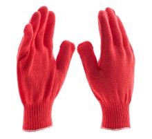 Перчатки трикотажные, акрил, коралл, оверлок Сибртех
