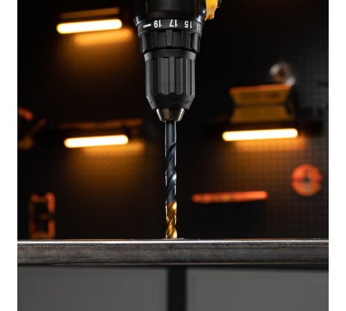 Сверло по металлу, 9 мм, HSS-Tin, Golden Tip, 8 шт. Denzel