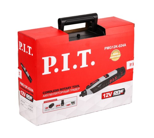 Гравер аккумуляторный P.I.T. PMG12K-024A (2 АКБ, ЗУ) (Арт. 101200103210)