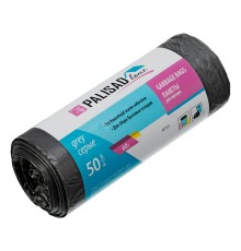 Пакеты для мусора 60 л x 50 шт. серые, Home Palisad