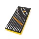 RUNTEC RT-WRE11 Набор ключей комбинированных трещоточных RUNTEC CrV 8-24 мм в ложементе EVA, 11 предметов