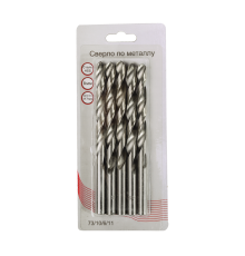 Сверла по металлу 8 мм, HSS (5шт. в блистере)