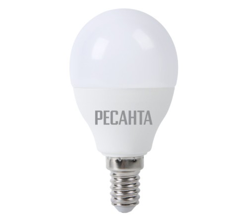 Лампа светодиодная РЕСАНТА LL-R-G45-7W-230-4K-E14 Лампа светодиодная РЕСАНТА LL-R-G45-7W-230-4K-E14