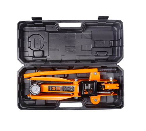 Домкрат гидравлический подкатной ДМК-2К (2 т, 135-385 мм, в кейсе) Вихрь