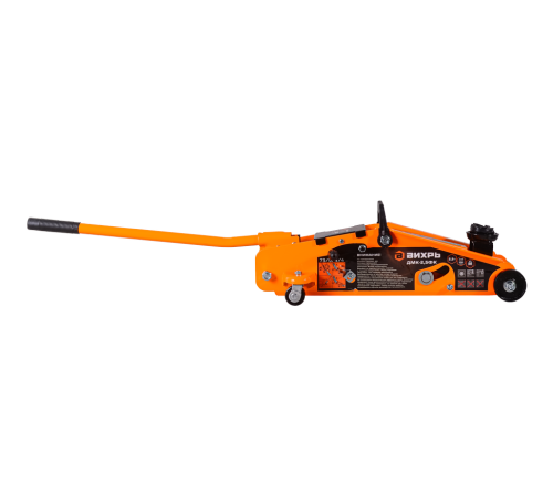 Домкрат гидравлический подкатной ДМК-2,5ФК (2,5 т, 140-390 мм, с фиксатором, в кейсе) Вихрь