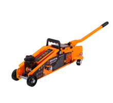 Домкрат гидравлический подкатной ДМК-2,5ФК (2,5 т, 140-390 мм, с фиксатором, в кейсе) Вихрь