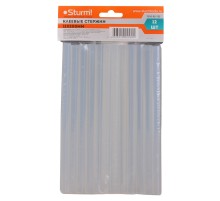 Клеевые стержни для пистолета, 11х200мм, 12 шт, прозрачные, Sturm!