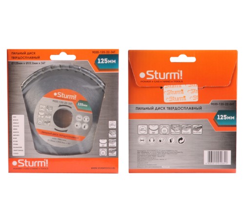 Диск пильный Sturm! 9020-125x22x36T