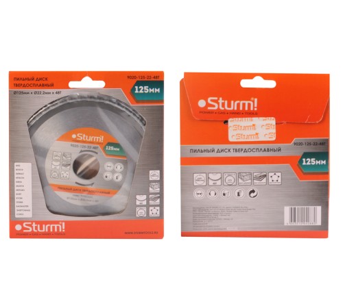 Диск пильный Sturm! 9020-125x22x48T Диск пильный Sturm! 9020-125x22x48T