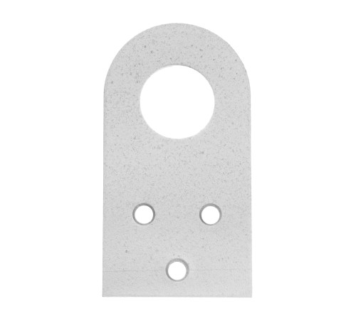 Проушина прямая, 2 мм, 75 х 40 мм, цинк Сибртех