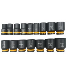 RUNTEC RT-IS2B16 Набор ударных головок RUNTEC 3/4", 17-50 мм, CrMo, 16 предметов