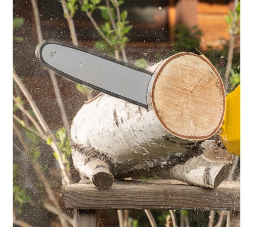 Цепная пила аккумуляторная бесщеточная RCS400-36, Li-ion, 36 В, 4 Ач, шина 400 мм Denzel