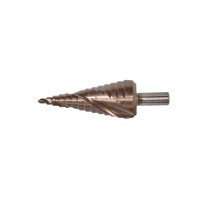 Сверло ступенчатое по металлу 4-30мм шаг 2мм Р6М5+COBALT спираль Sturm!