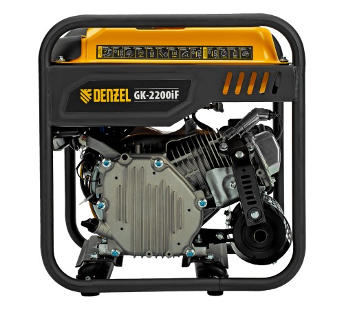 Генератор инверторный GK-2200iF, 2,2 кВт, 230 В, ручной старт DENZEL Генератор инверторный GK-2200iF, 2,2 кВт, 230 В, ручной старт DENZEL