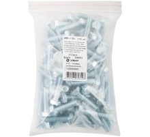 Болт 6-гранная головка (полная резьба) М8 х 30 100 шт DIN933 Фасовка