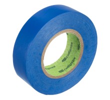 Изолента ПВХ, 19 мм х 20 м, синяя Сибртех