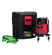 Лазерный уровень CRX-30G, 30 м, зеленый луч, батарейки, резьба 5/8" MTX
