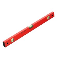 Уровень алюминиевый, 600 мм, 3 глазка, красный, линейка Matrix