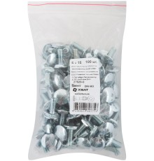Винт мебельный (DIN 603) 6х16 100 шт Фасовка