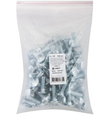 Винт мебельный (DIN 603) 8х30 100 шт Фасовка