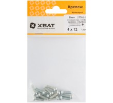 Винт с полуцилиндрич. головкой с полной резьбой оцинков. DIN 7985 4х12 12 шт.(фасовка)