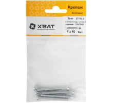 Винт с полуцилиндрич. головкой с полной резьбой оцинков. DIN 7985 4х40 6 шт.(фасовка)