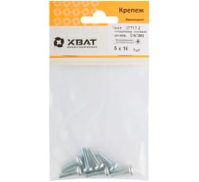 Винт с полуцилиндрич. головкой с полной резьбой оцинков. DIN 7985 5х16 7 шт.(фасовка)