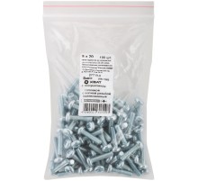 Винт с полуцилиндрич. головкой с полной резьбой оцинков. DIN 7985 5х20 100 шт Фасовка