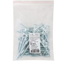 Винт с полуцилиндрич. головкой с полной резьбой оцинков. DIN 7985 5х45 100 шт Фасовка