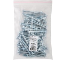 Винт с полуцилиндрич. головкой с полной резьбой оцинков. DIN 7985 6х70 100 шт Фасовка