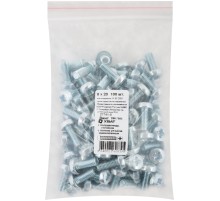 Винт с полуцилиндрич. головкой с полной резьбой оцинков. DIN 7985 8х20 100 шт Фасовка