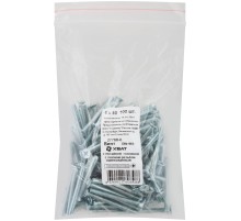 Винт с потайной головкой с полной резьбой оцинкованный DIN 965 4х40 100 шт Фасовка