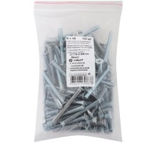 Винт с потайной головкой с полной резьбой оцинкованный DIN 965 5х45 100 шт Фасовка