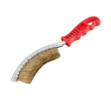 Щетка металлическая изогнутая, пластиковая ручка Matrix