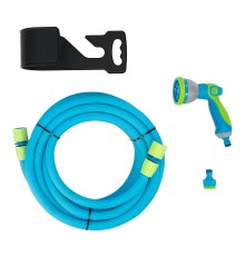 Набор поливочный, шланг 10-30м, пистолет 8 реж., чехол, подвес, LUXE Palisad