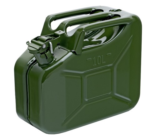 Канистра для ГСМ, металлическая, 10 литров Stels