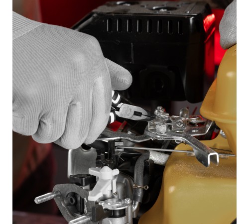 Длинногубцы Mini, 125 мм, изогнутые, авторазжим, Pro Matrix