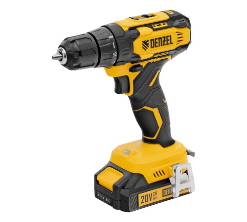 Дрель-шуруповерт аккумуляторная CDQ-20, Li-Ion, 20 В// Denzel