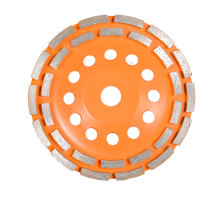 Чашка алмазная зачистная, 180 мм, двухрядная Вихрь