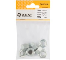 Гайка оцинкованная М12 DIN 934 (фасовка 8шт.)
