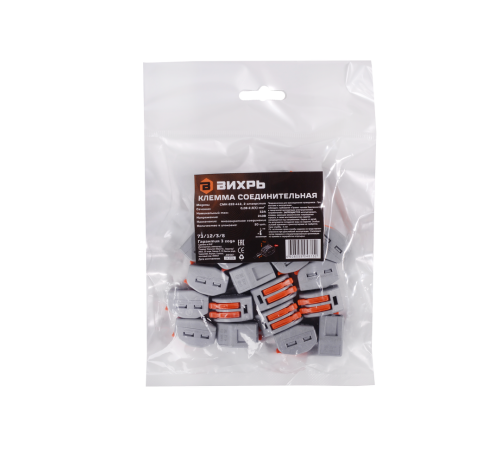 Клемма соединительная Вихрь СМК-222-412, 20 шт