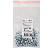 Гайка самоконтрящаяся с нейлоновой вставкой М5 100 шт DIN 985 Фасовка