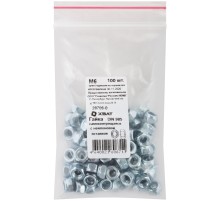 Гайка самоконтрящаяся с нейлоновой вставкой М6 100 шт DIN 985 Фасовка