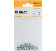 Гайка самоконтрящаяся с нейлоновой вставкой М6 ( фасовка 10 шт ) DIN 985