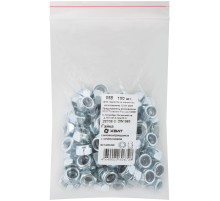 Гайка самоконтрящаяся с нейлоновой вставкой М8 100 шт DIN 985 Фасовка