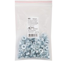Гайка шестигранная с фланцем (DIN 6923) М6 100 шт Фасовка